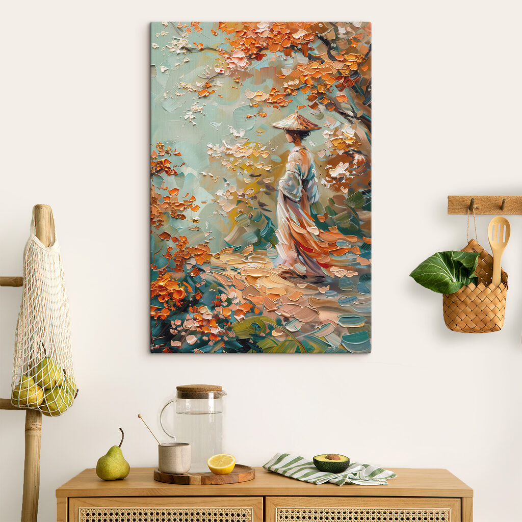 Balade aux feuilles orange — intérieur 3