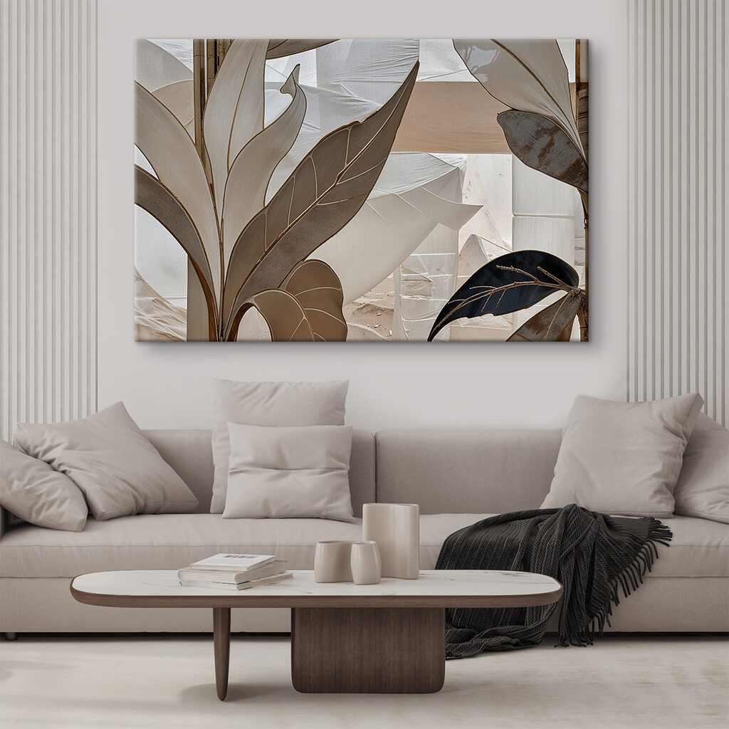 Feuilles et architecture — intérieur 1