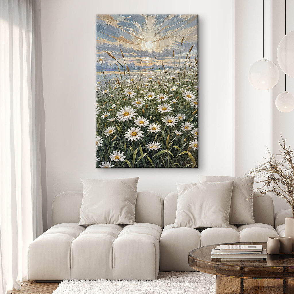 Marguerites attendant le soleil — intérieur 1