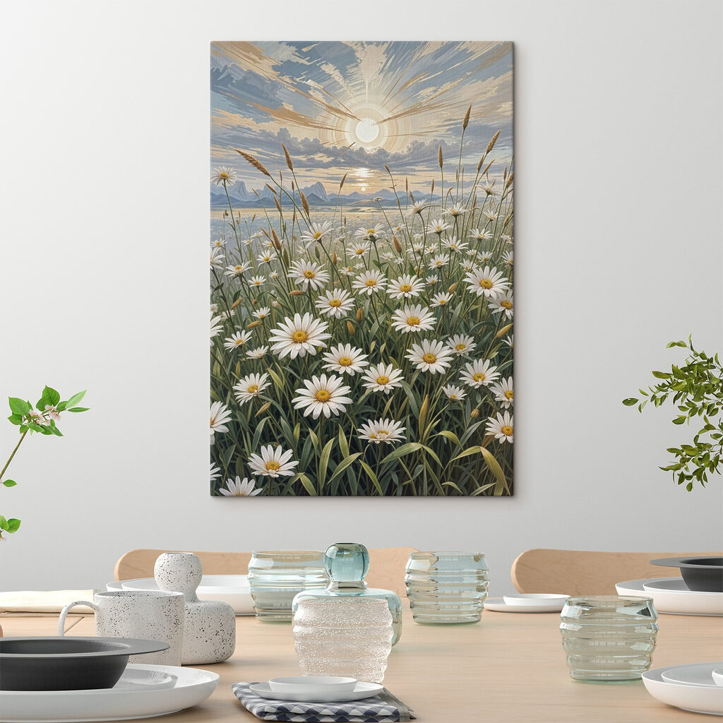 Marguerites attendant le soleil — intérieur 3