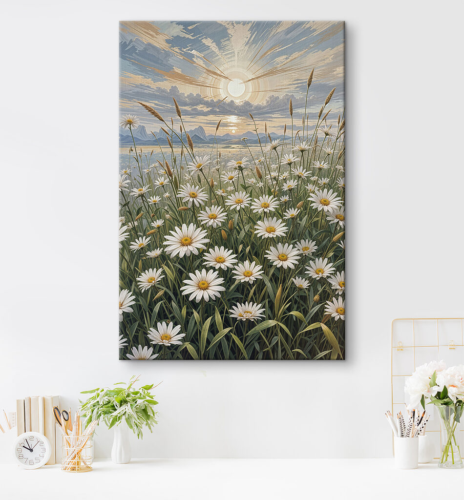 Marguerites attendant le soleil — intérieur 2