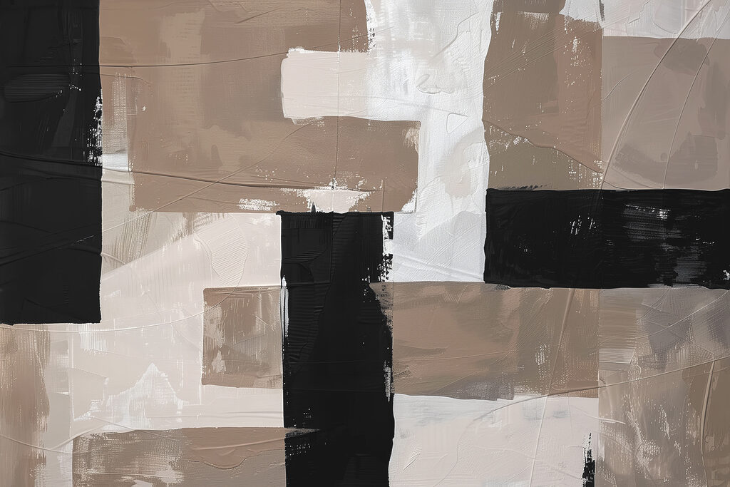 Aplats couleur terre — motif complet