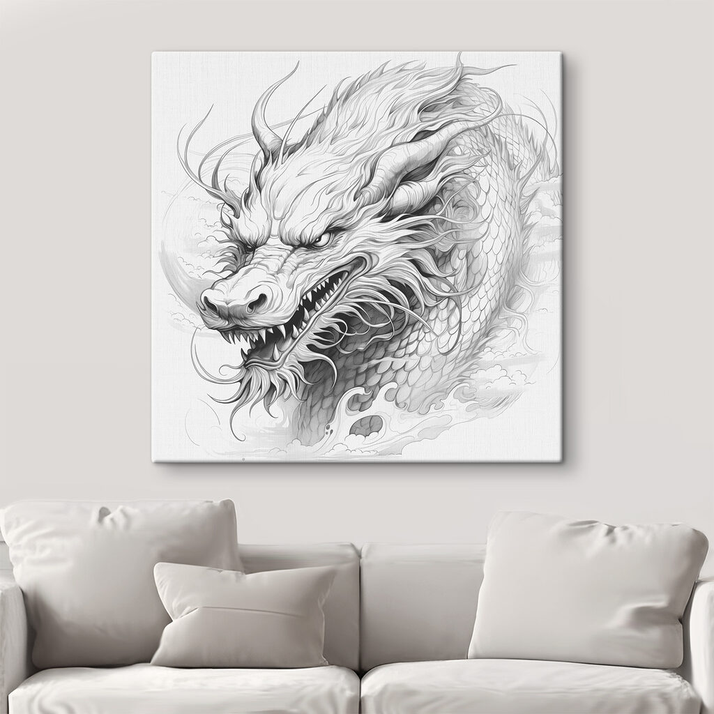 Dragon au crayon fin — intérieur 2