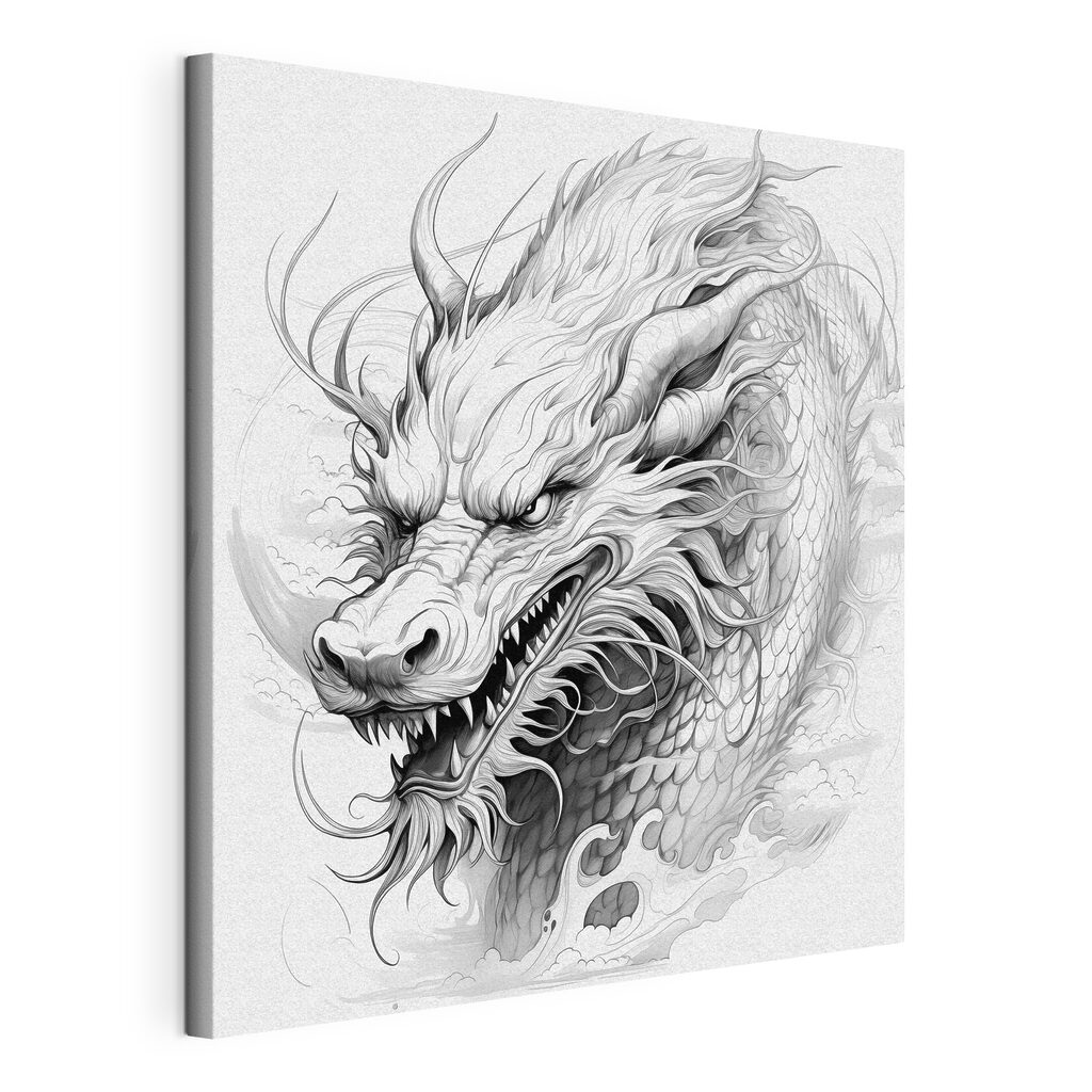 Dragon au crayon fin — vue du produit