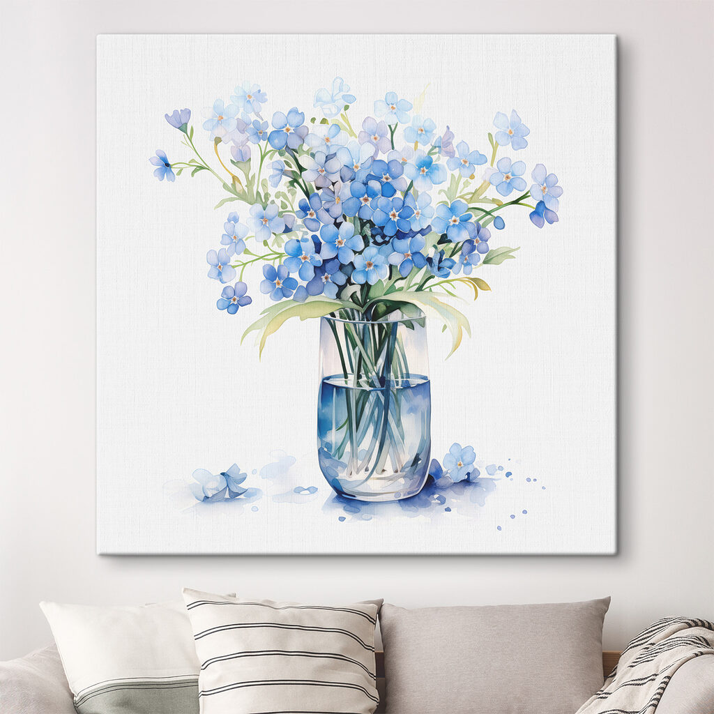 Myosotis aux ombres bleues — intérieur 1