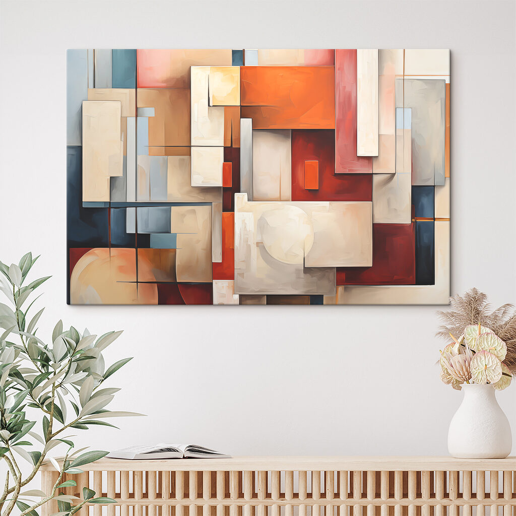 Blocs de couleur décalés — intérieur 1
