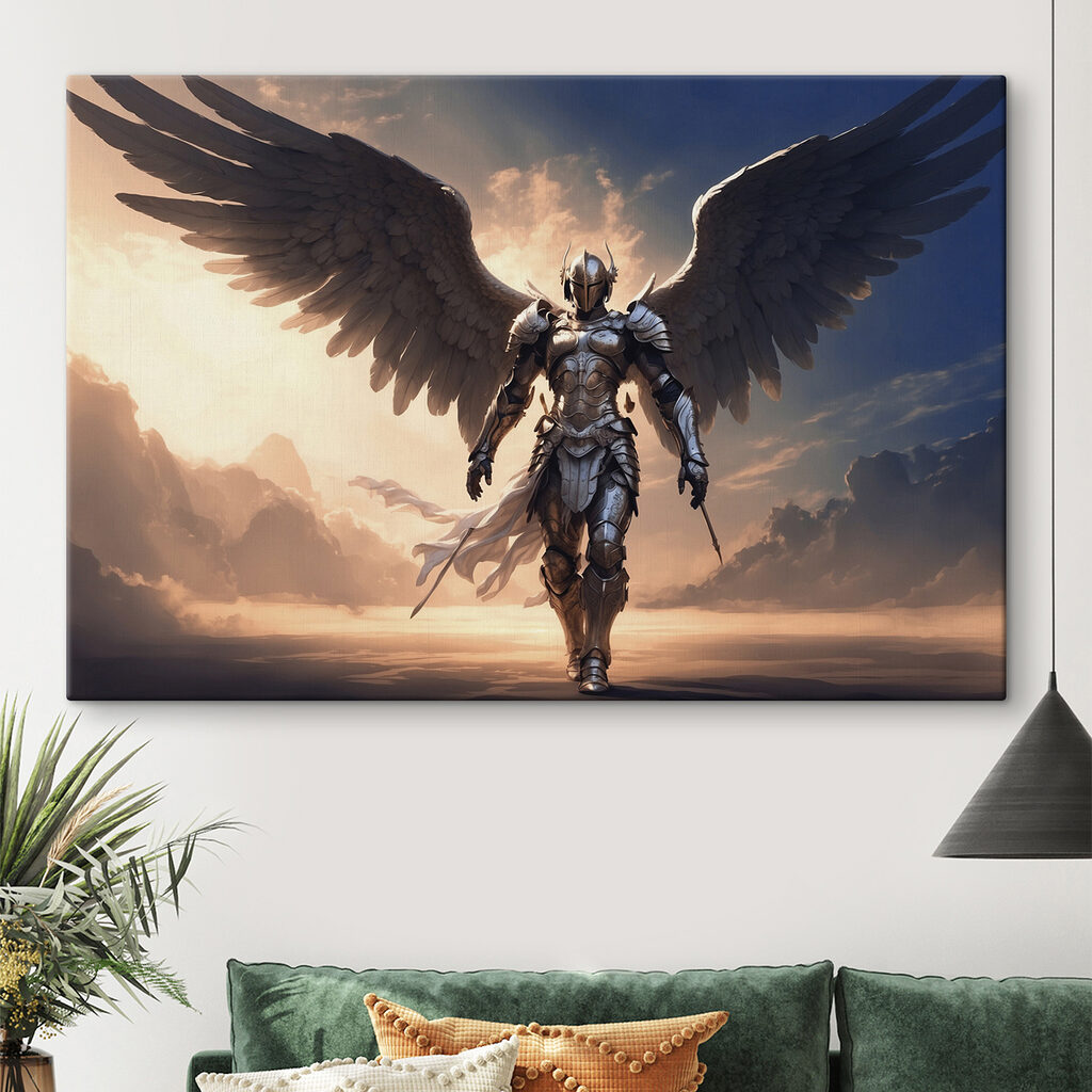 Guerrier ailé au crépuscule — intérieur 1