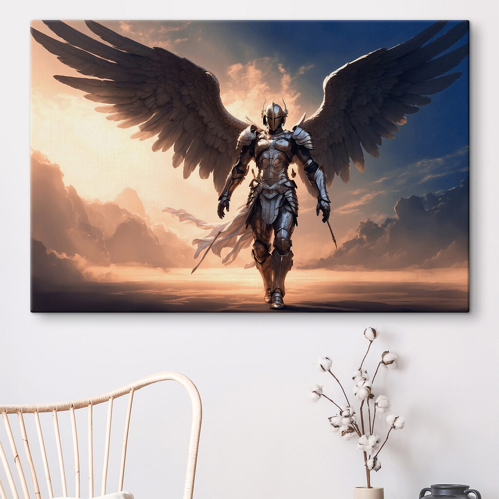 Guerrier ailé au crépuscule — intérieur 2