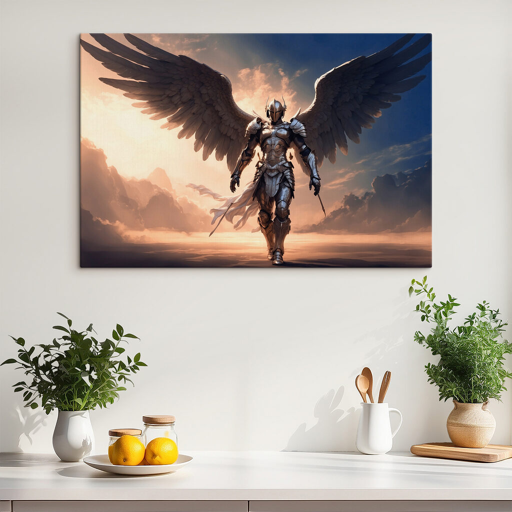 Guerrier ailé au crépuscule — intérieur 3