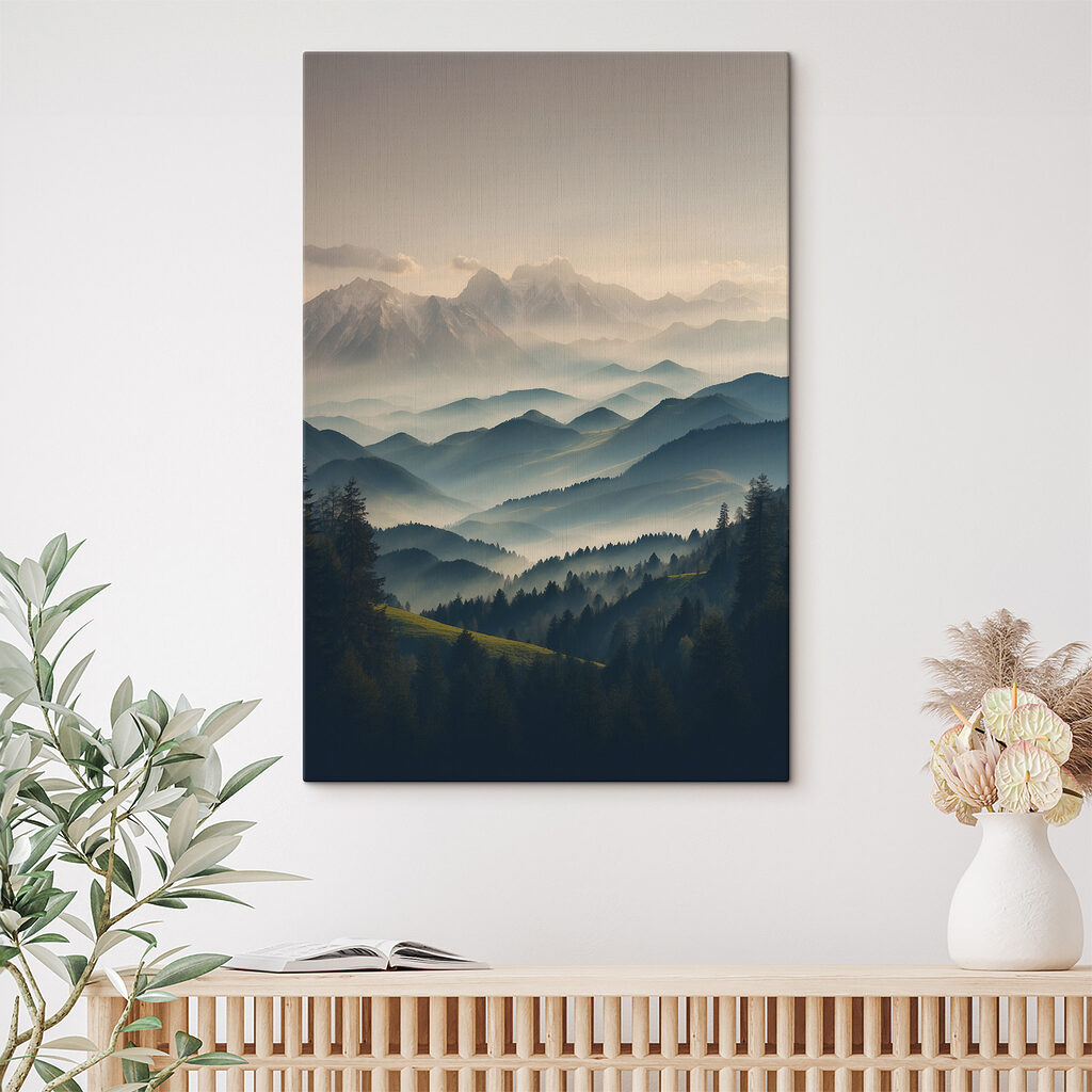 Brume matinale en montagne — intérieur 2