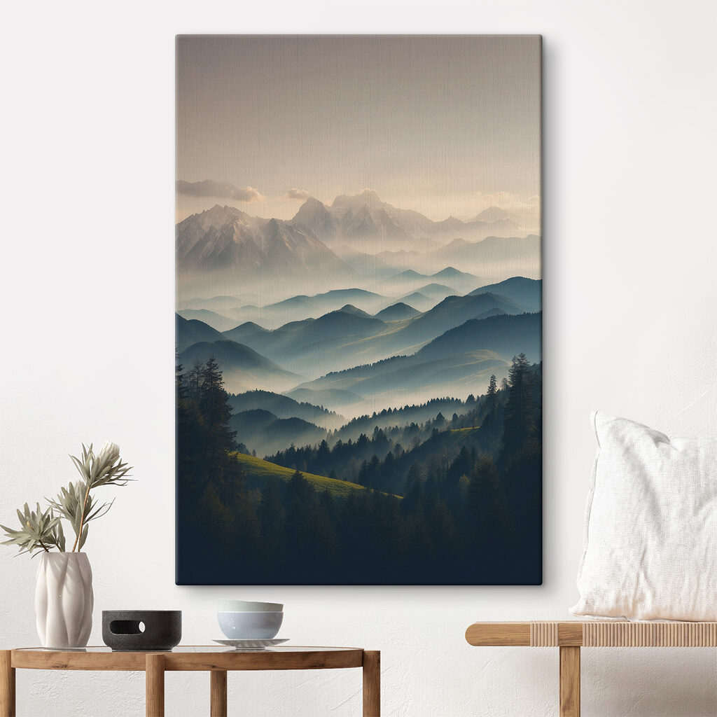 Brume matinale en montagne — intérieur 3