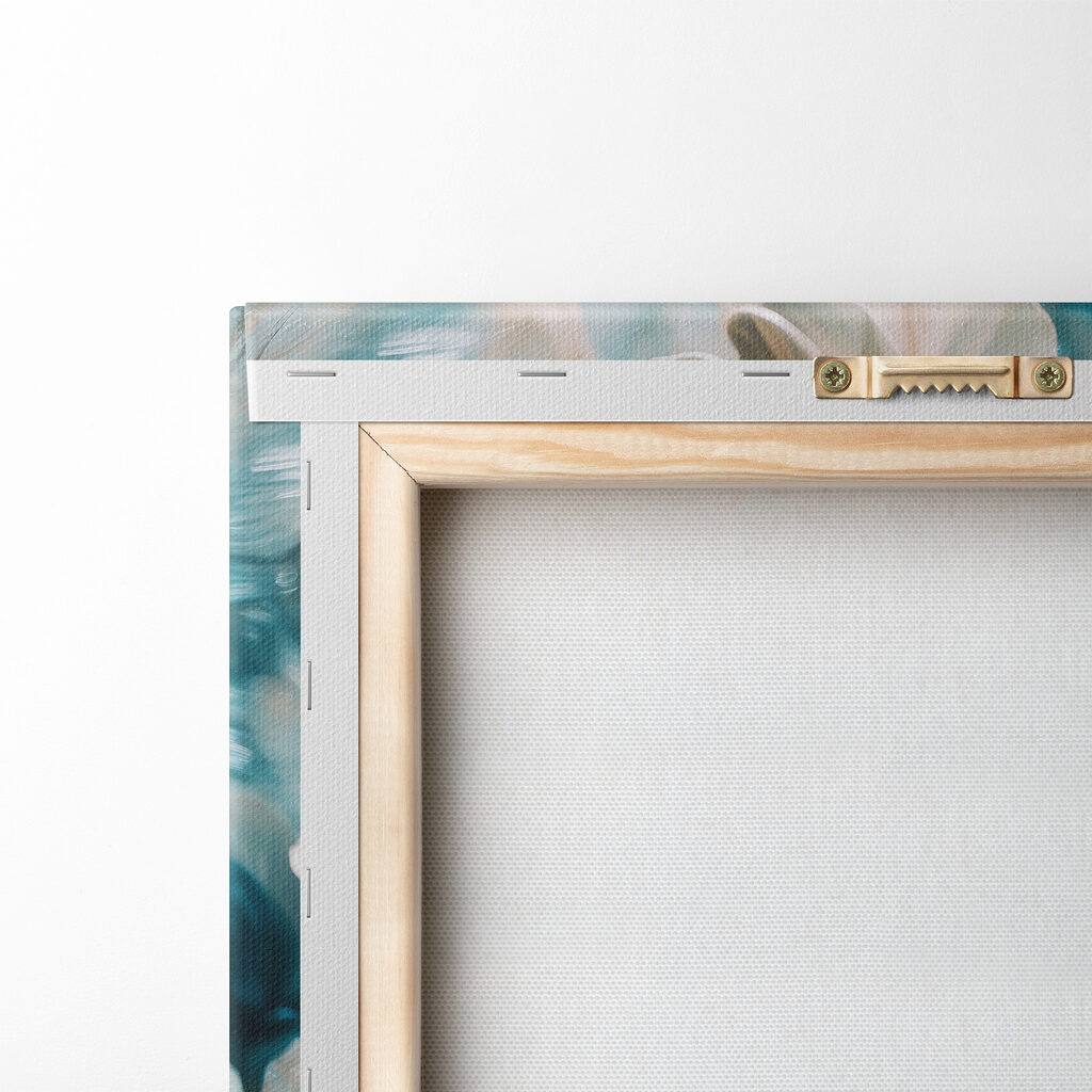 Fleurs bleues sur tiges — dos