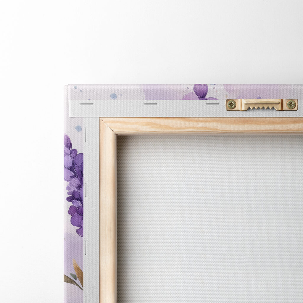 Lavande en aquarelle violette — dos