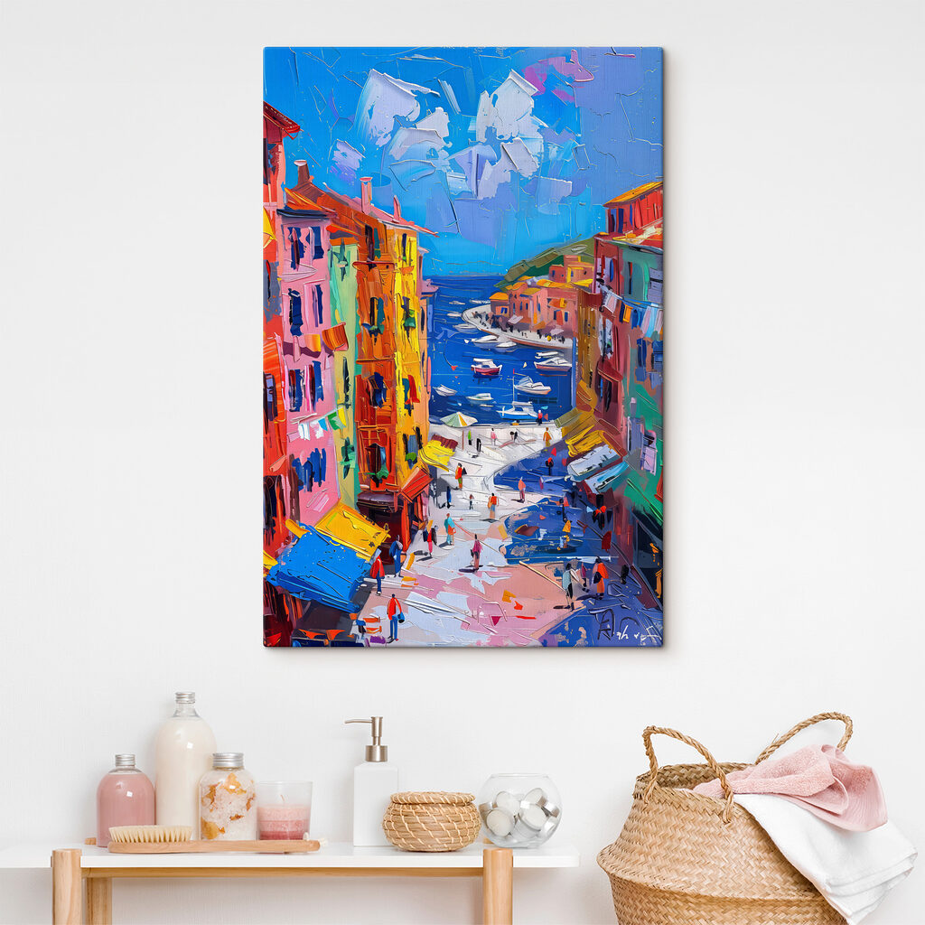 Ruelle colorée du port — intérieur 2