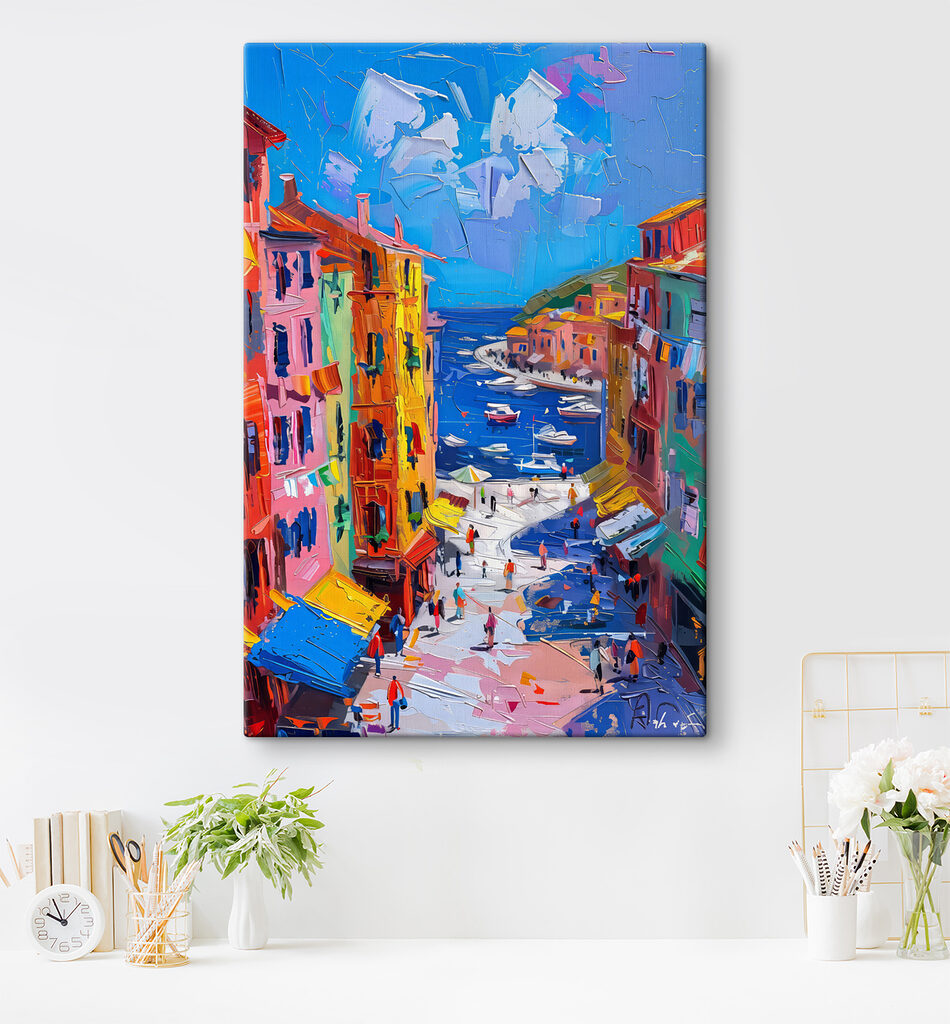 Ruelle colorée du port — intérieur 3