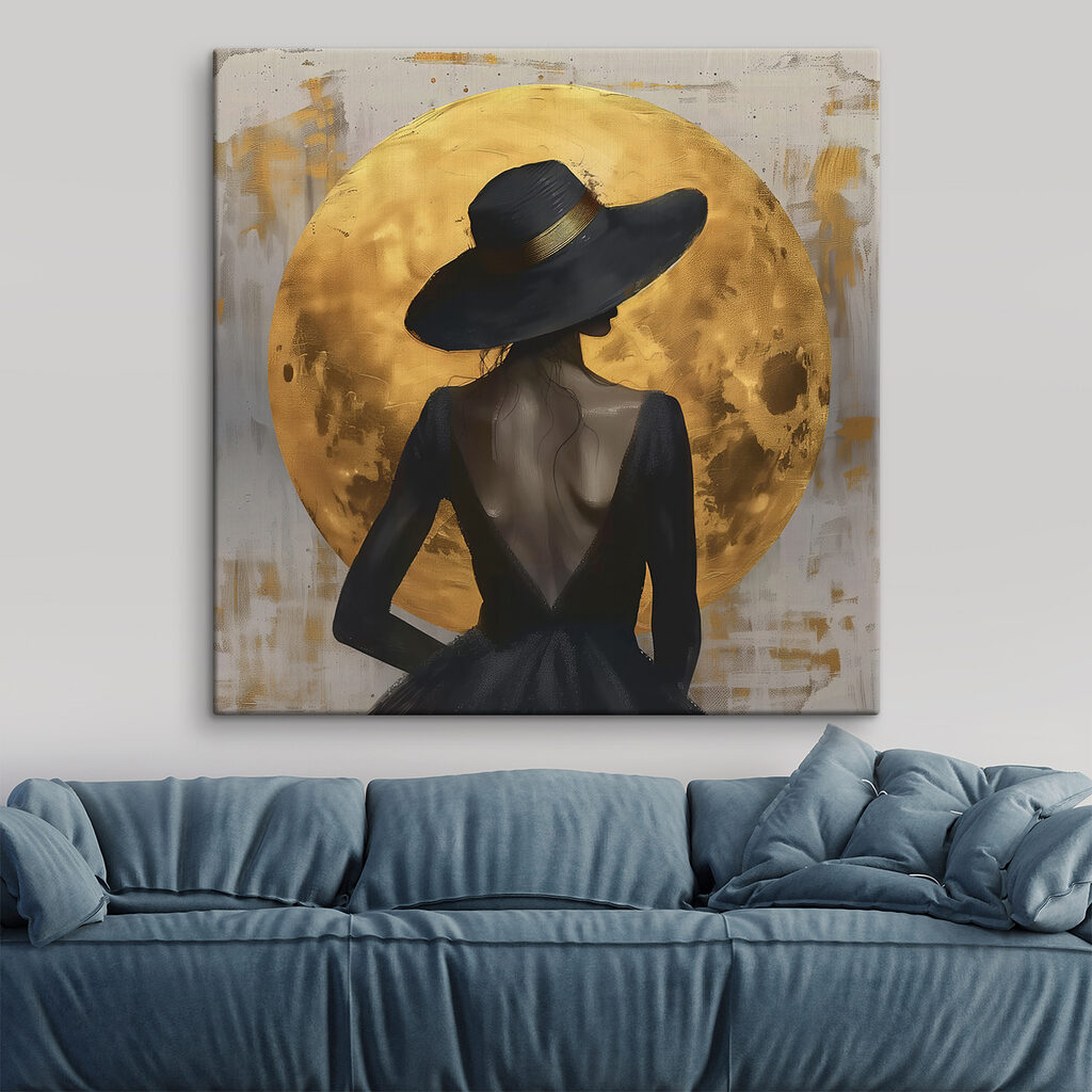 Chapeau noir et lune — intérieur 1