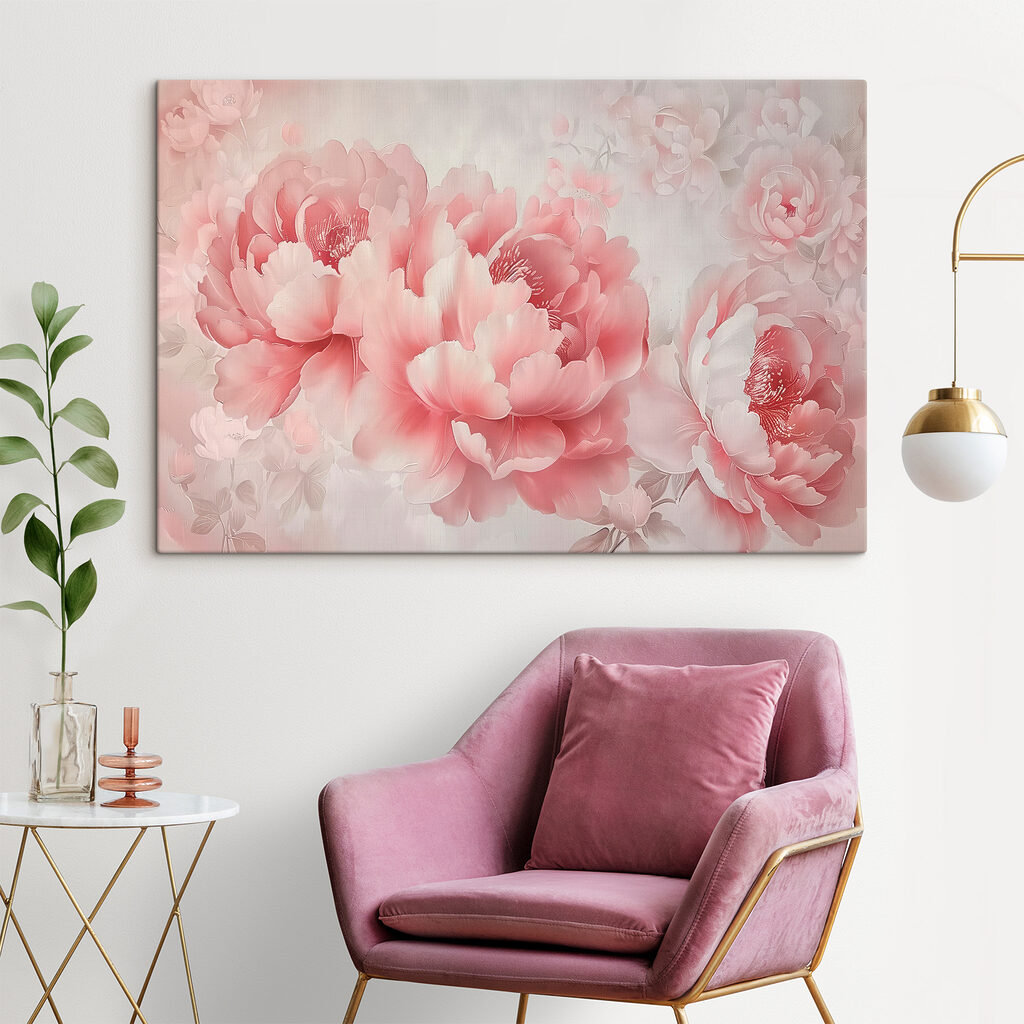 Pivoines rose tendre — intérieur 2