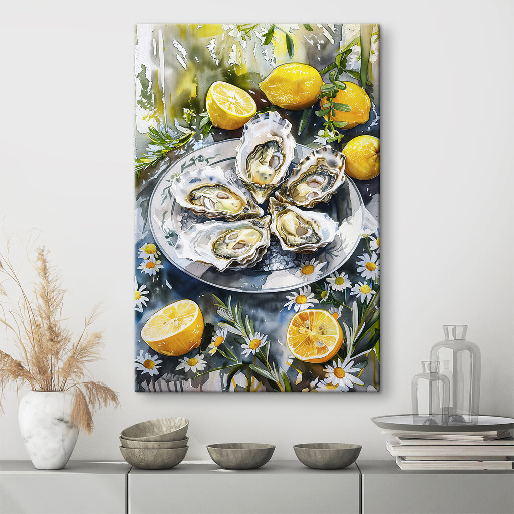 Huîtres, citrons et fleurs — intérieur 4