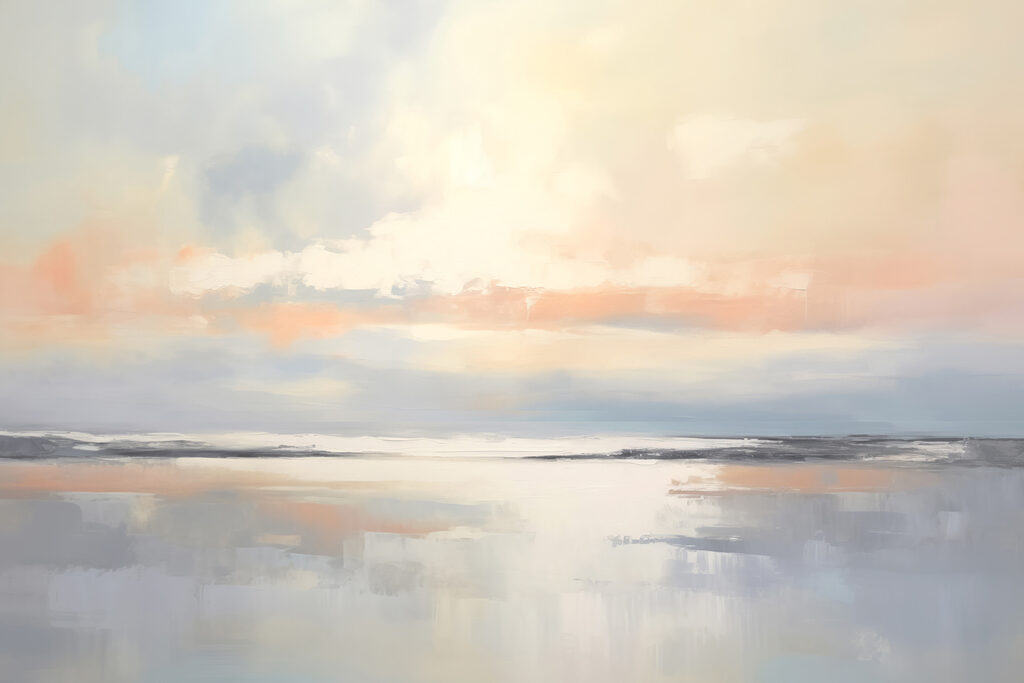 Horizon pastel — motif complet
