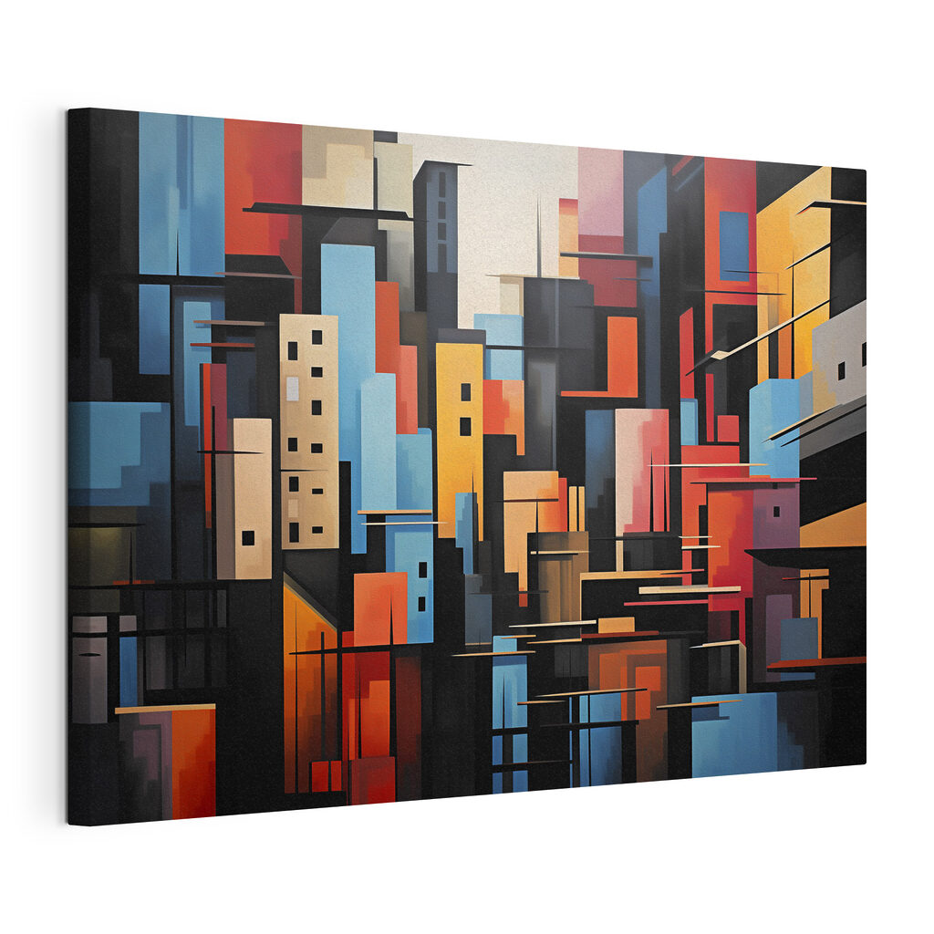 Ville en blocs colorés — vue du produit