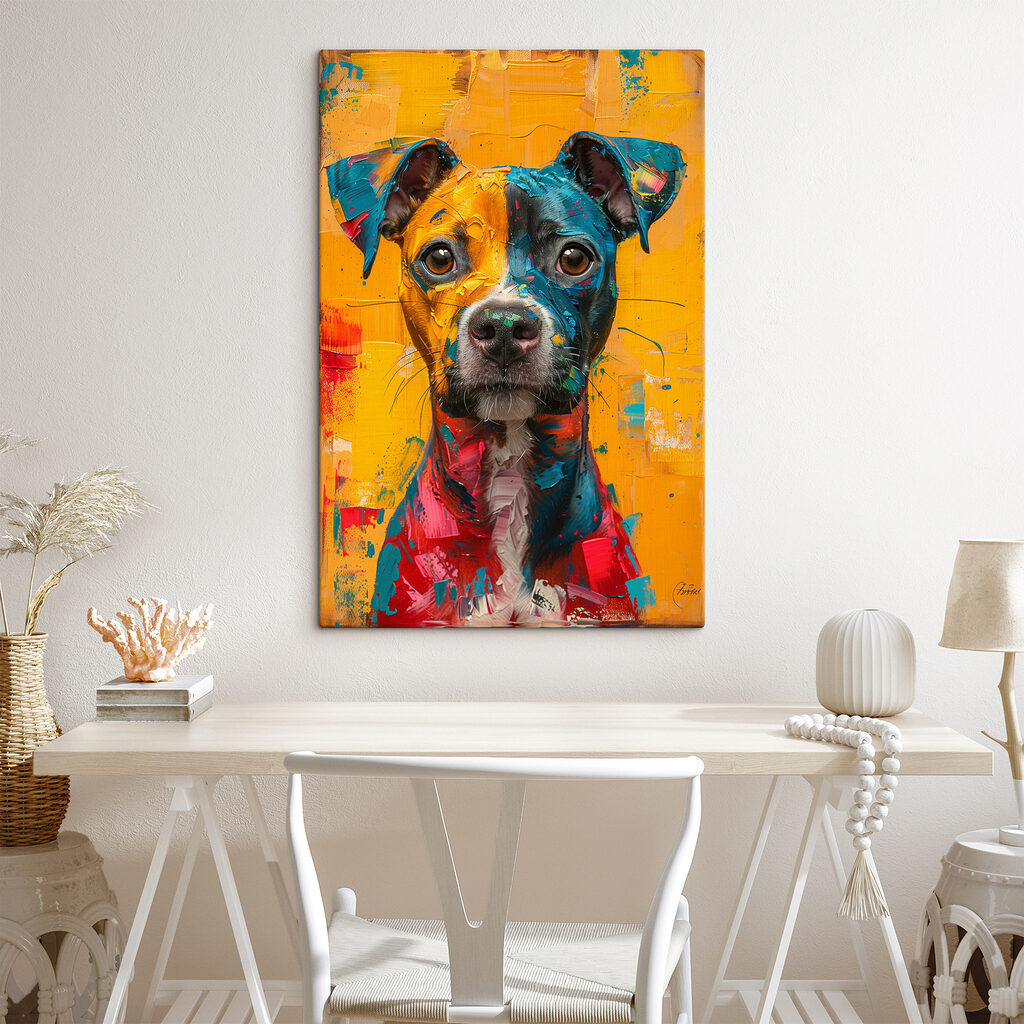 Chien couleur soleil — intérieur 3
