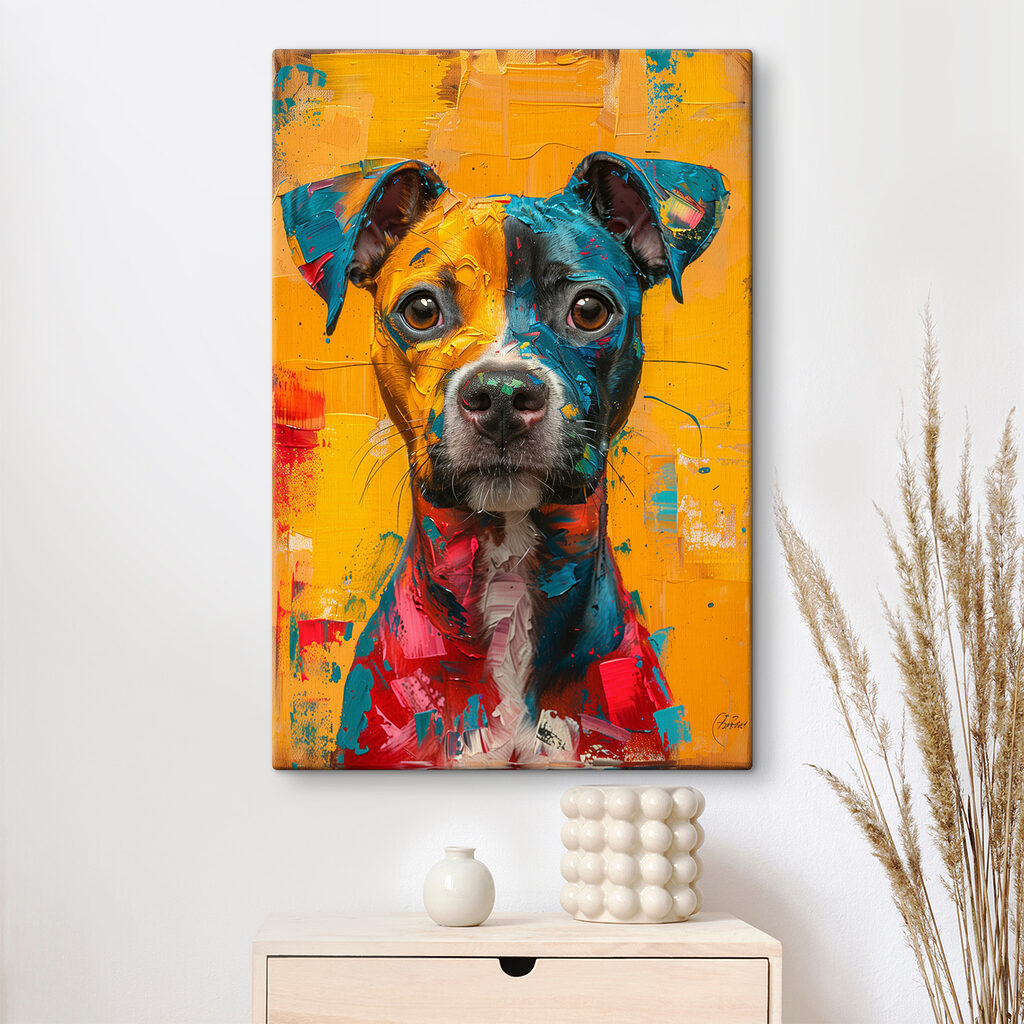 Chien couleur soleil — intérieur 1