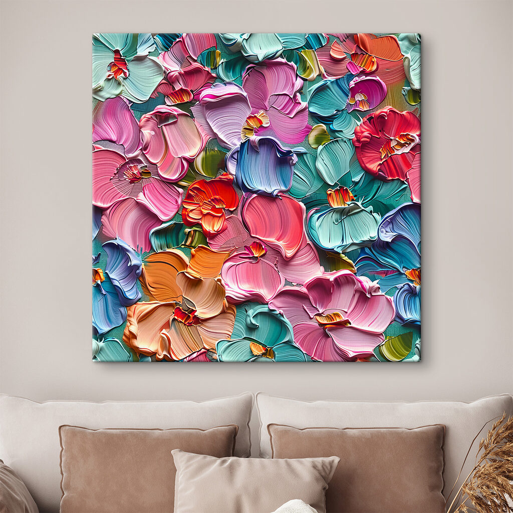 Mosaïque de pétales — intérieur 1