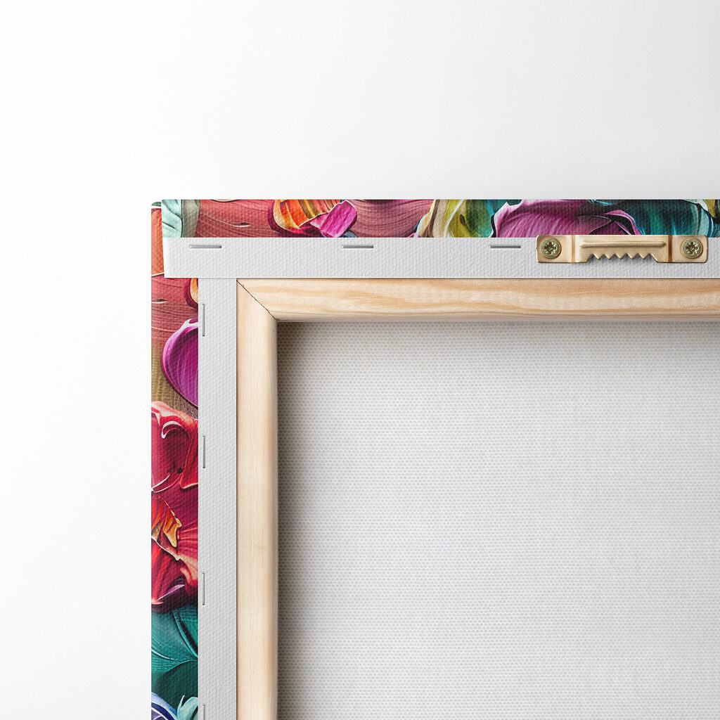 Mosaïque de pétales — dos