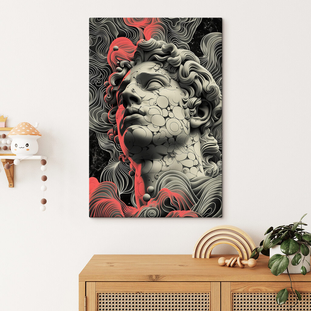 Visage classique et arabesques — intérieur 2