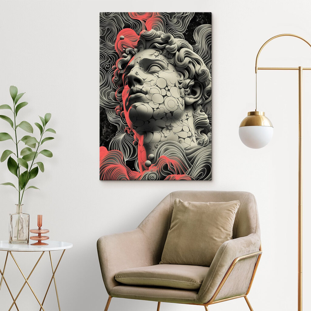 Visage classique et arabesques — intérieur 5