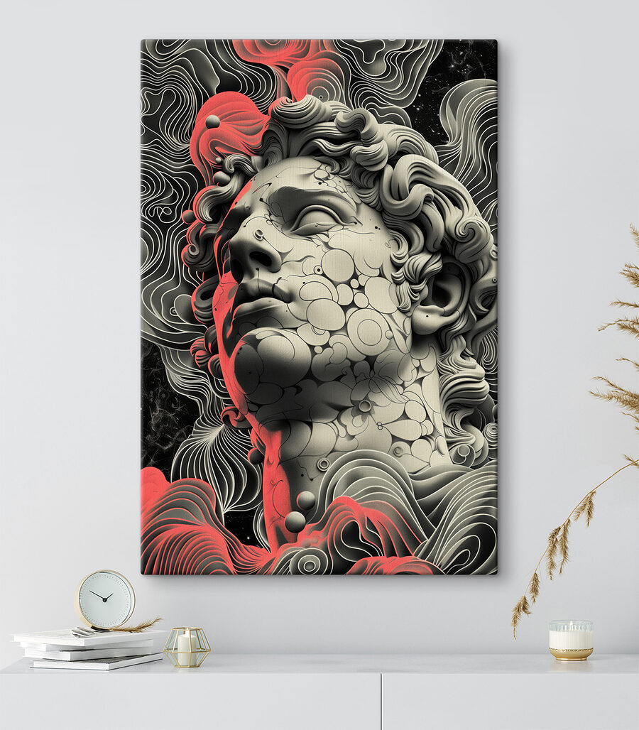 Visage classique et arabesques — intérieur 1