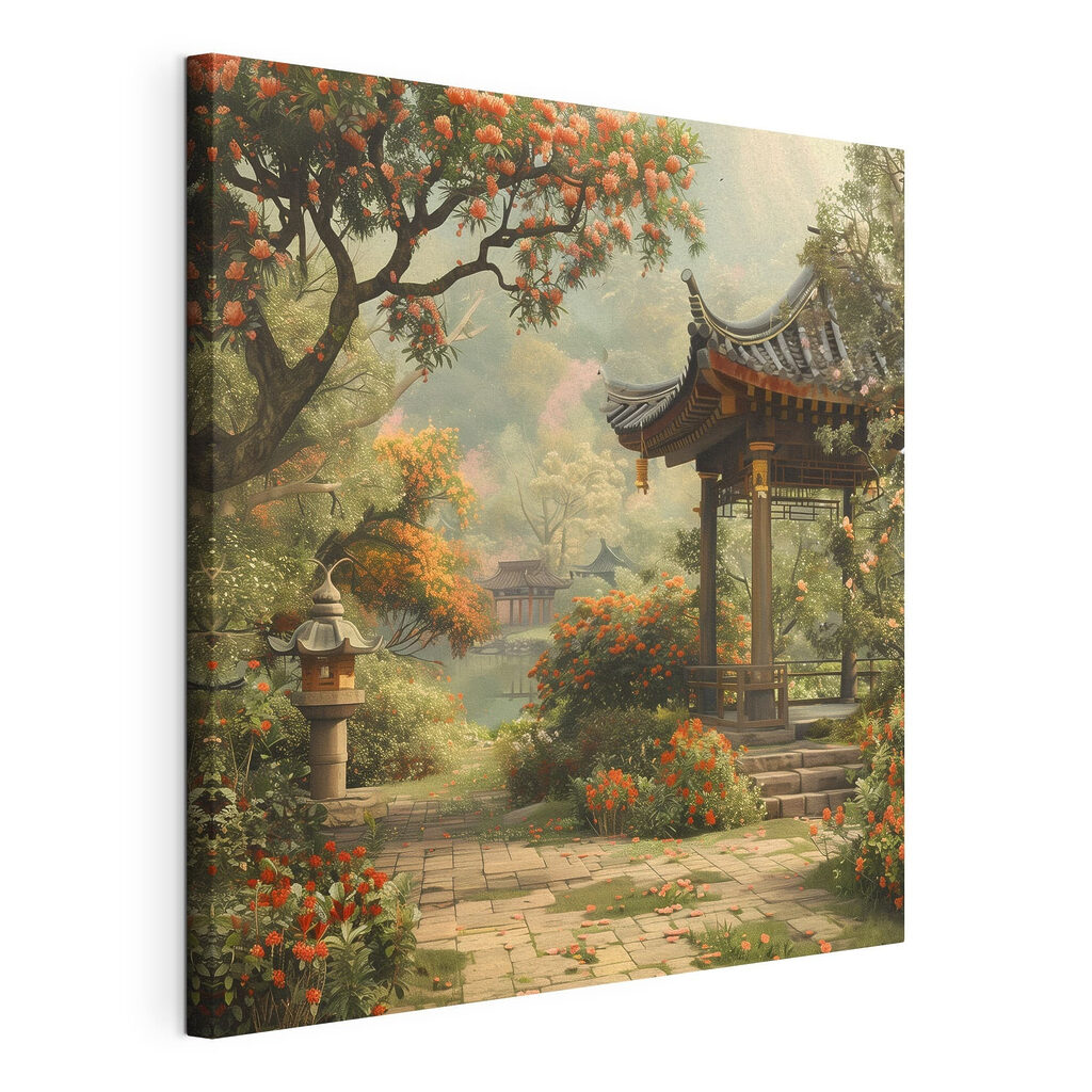 Pavillon aux fleurs rouges — vue du produit