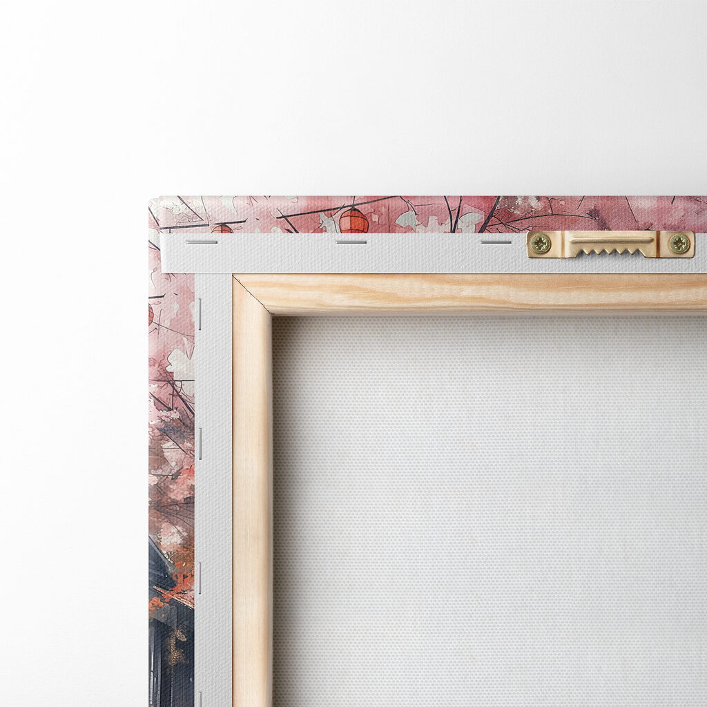 Fleurs et lanternes rouges — dos