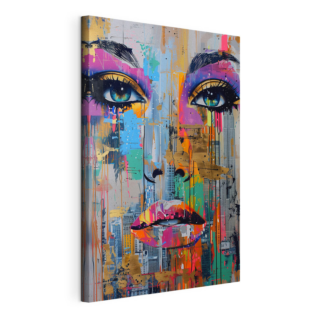 Regard en fragments colorés — vue du produit