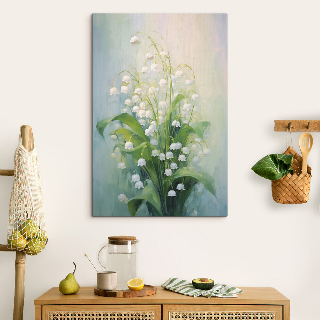 Muguet parmi les feuilles — intérieur 1