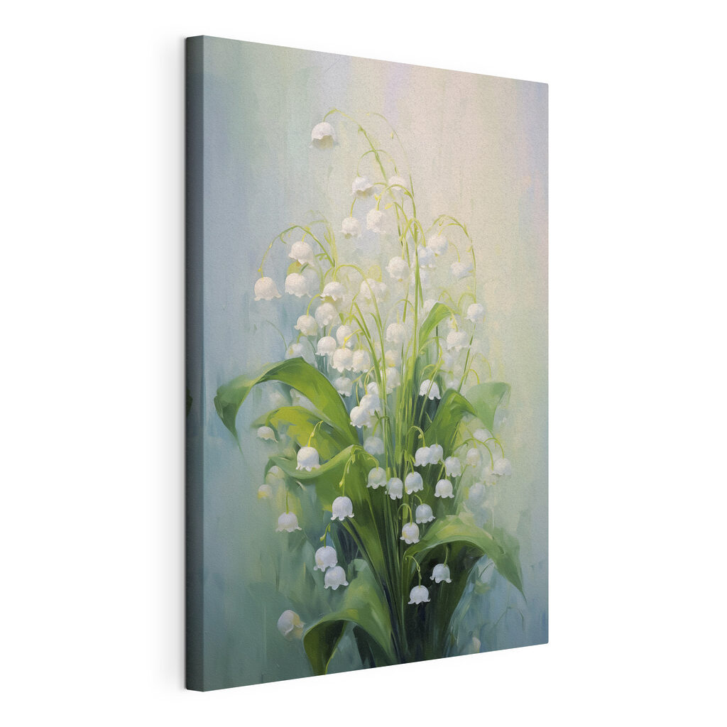 Muguet parmi les feuilles — vue du produit