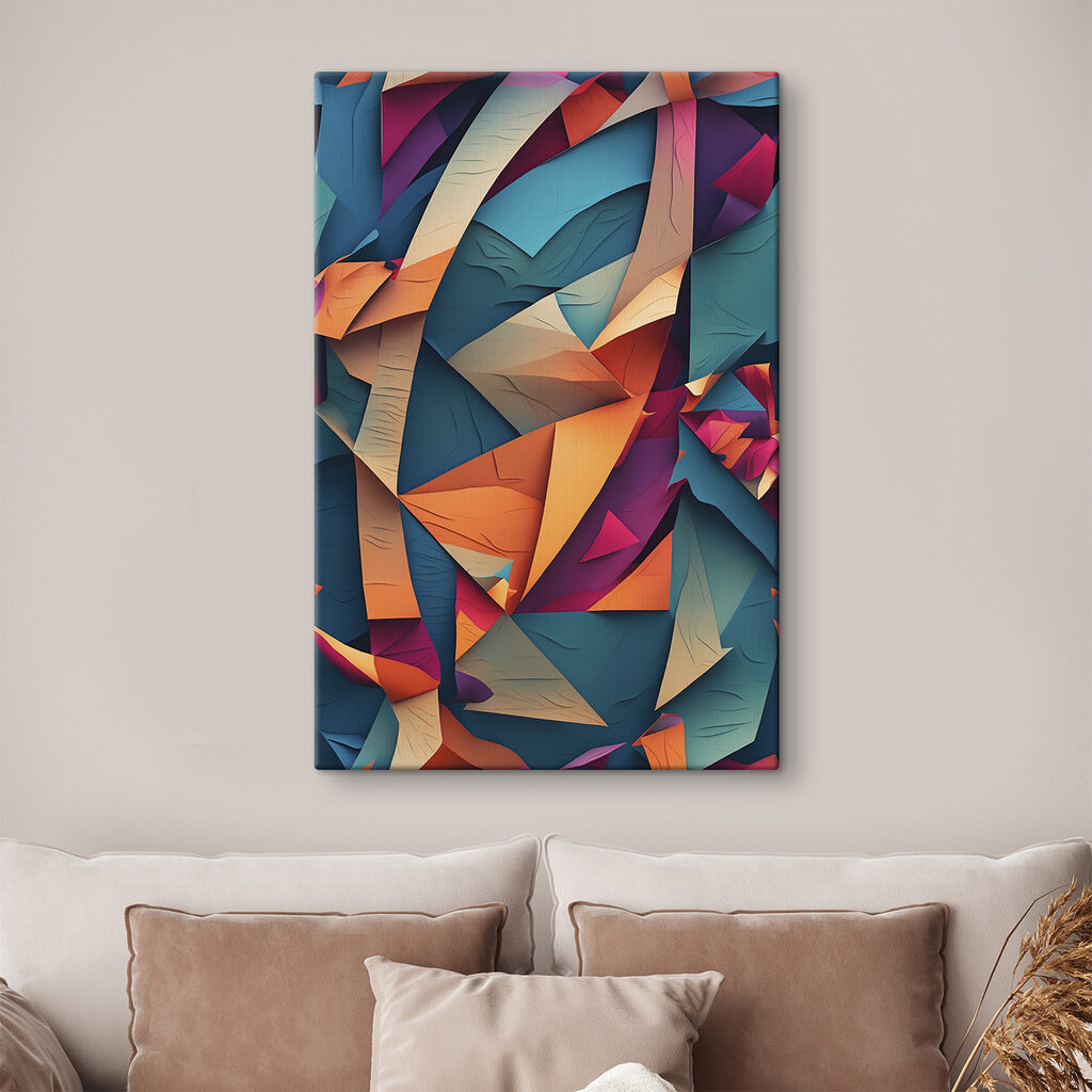 Profil en aplats colorés — intérieur 2