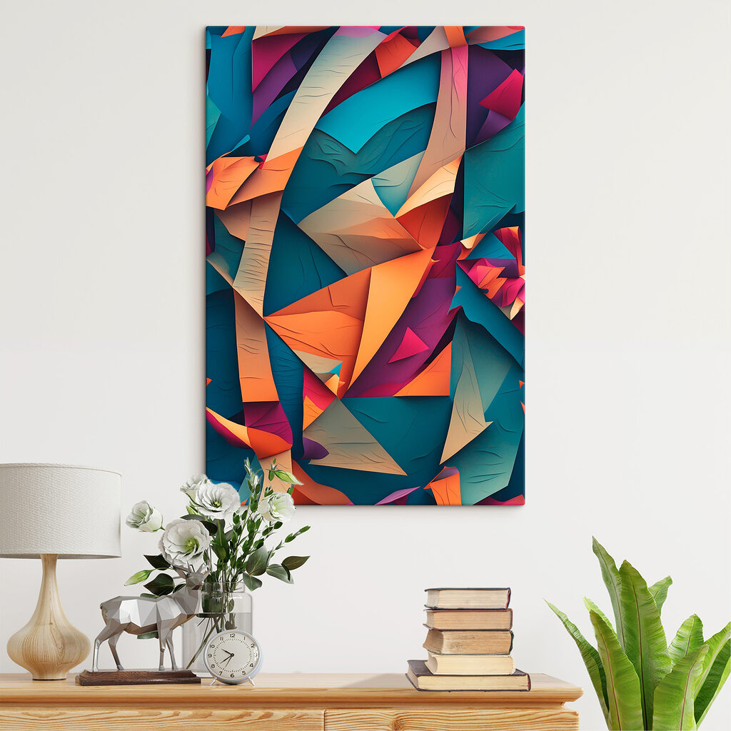 Profil en aplats colorés — intérieur 3