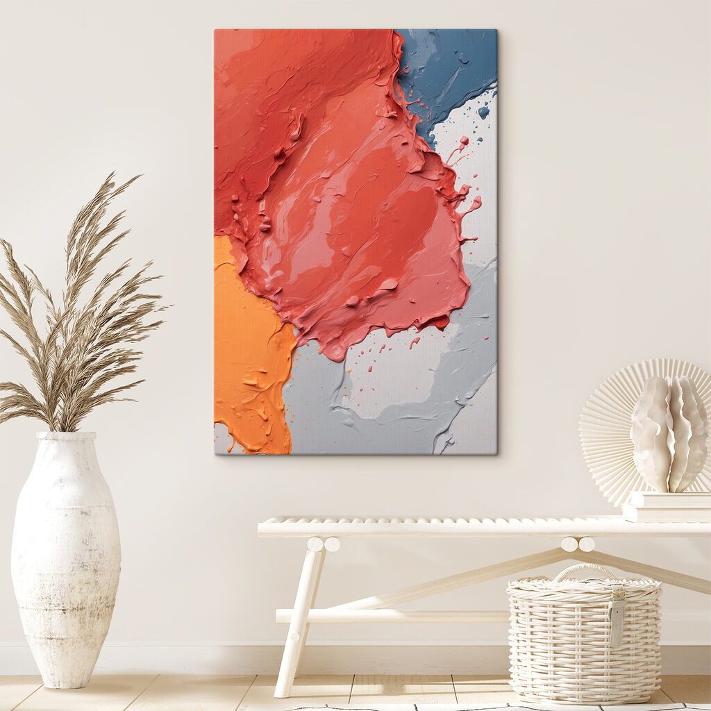 Corail et gris ardoise — intérieur 3