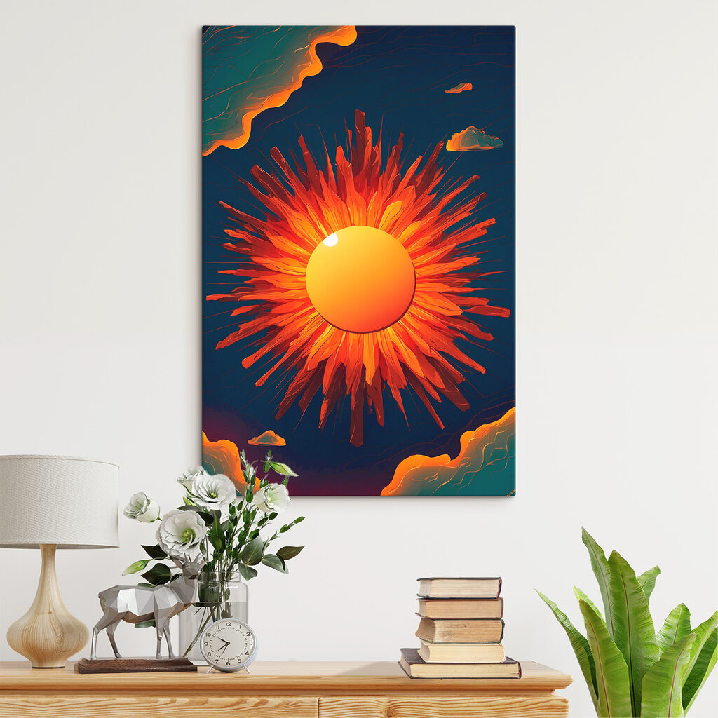Soleil aux rayons ardents — intérieur 1