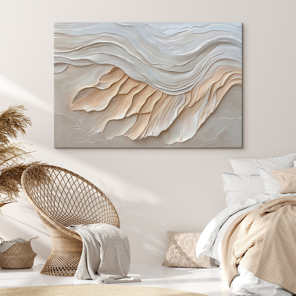 Strates blanches ondulantes — intérieur 2
