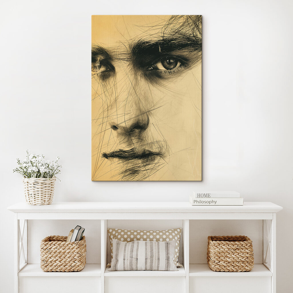 Regard au fusain — intérieur 2