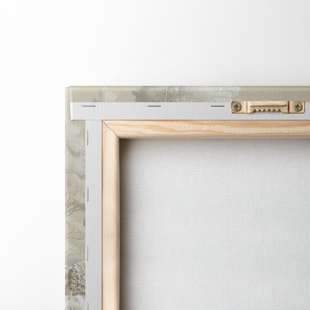 Arbres blancs en reflet — dos