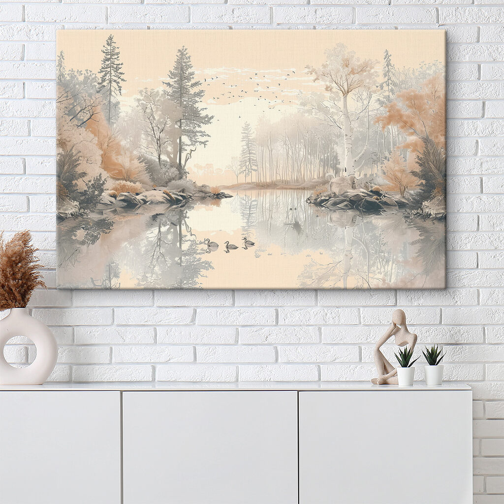 Reflets d’automne dans un intérieur