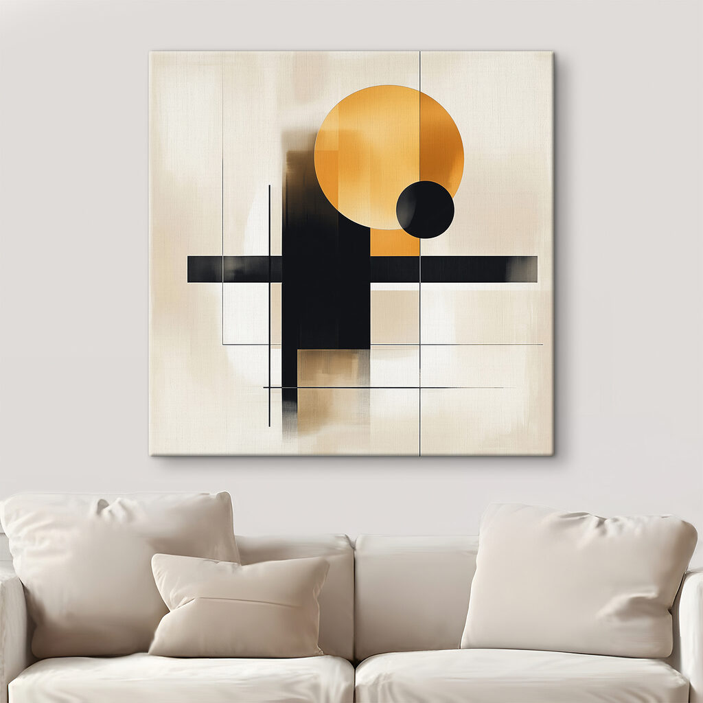 Cercles sur lignes noires — intérieur 3