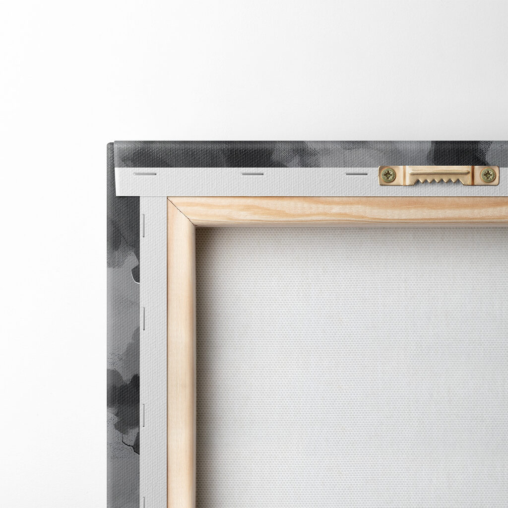 Silhouette perçant le gris — dos