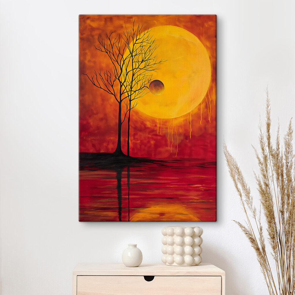 Arbre devant la lune — intérieur 1