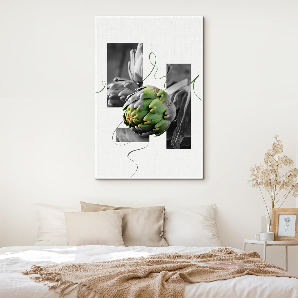 Artichaut en collage — intérieur 2