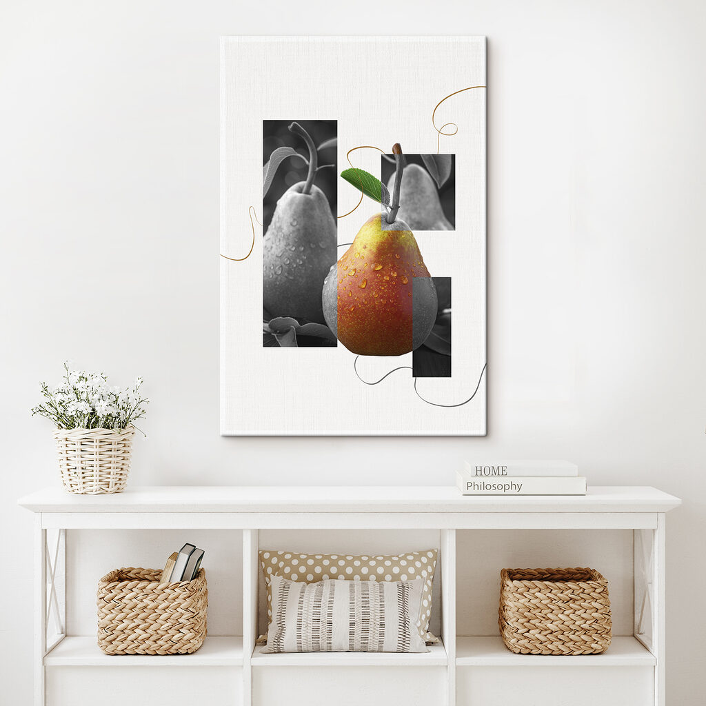 Poire en collage — intérieur 2
