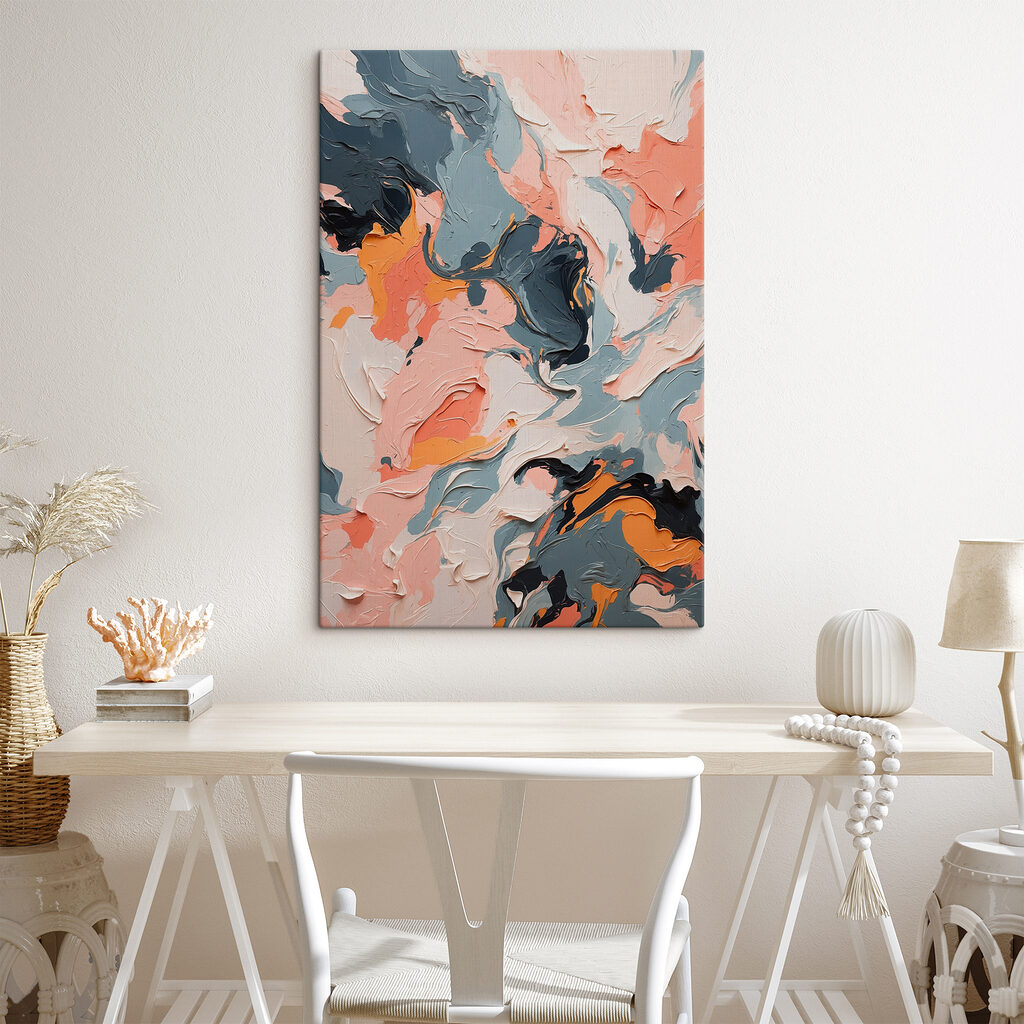 Rose et gris profond — intérieur 2